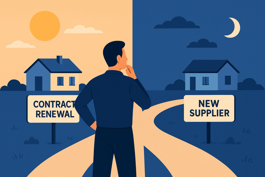 Wat gebeurt er na afloop van je energiecontract?
