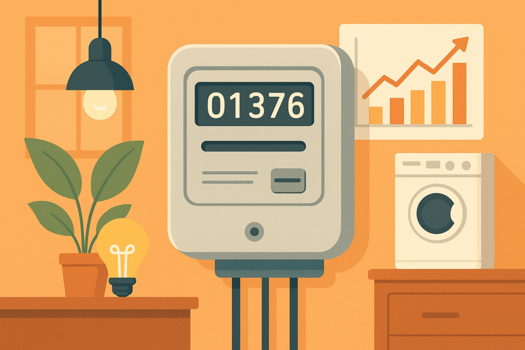 Hoe werkt een energiemeter?