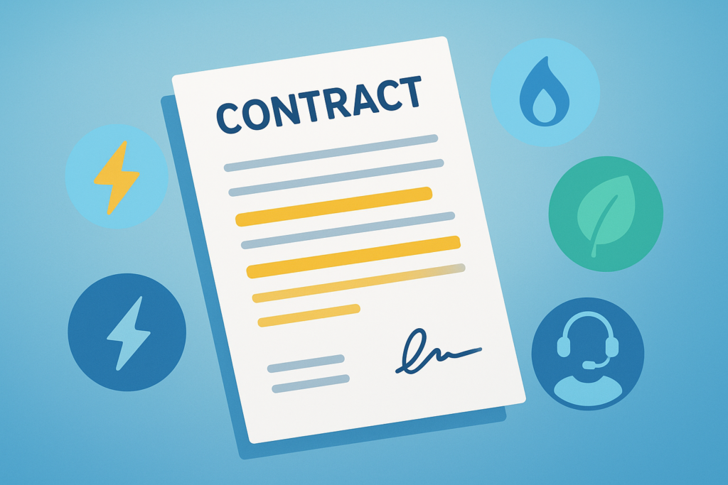 Wat staat er in een energiecontract?