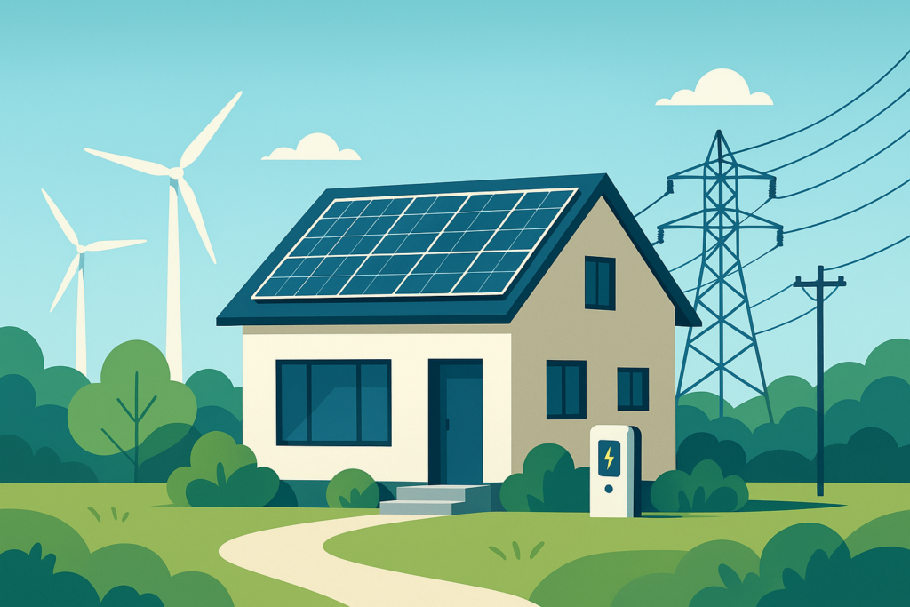 Hoe wordt energie geleverd aan je woning?